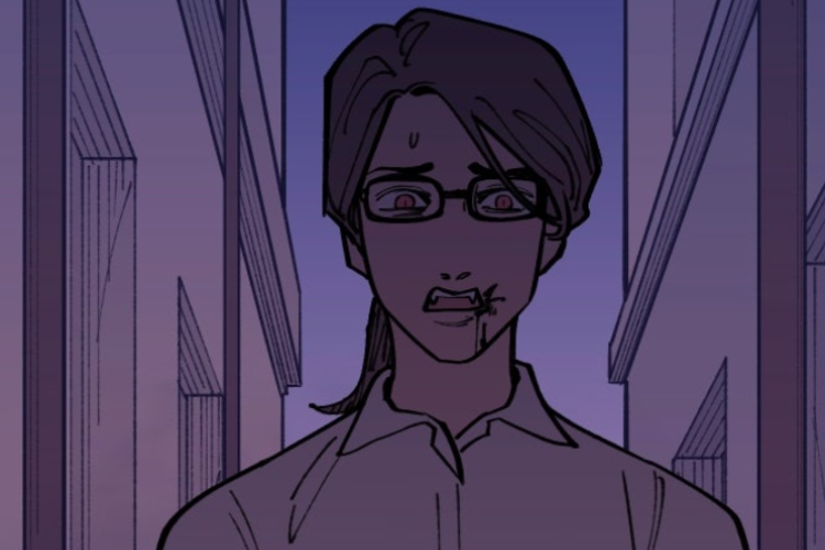 Biting Someone! Link to Read Webtoon Vampire Family Chapter 43 English Scan
