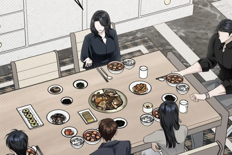 Spoilers and Reading Link of BL Manhwa Eighteen’s Bed Chapter 41 English Translation, A Very Awkward Dinner